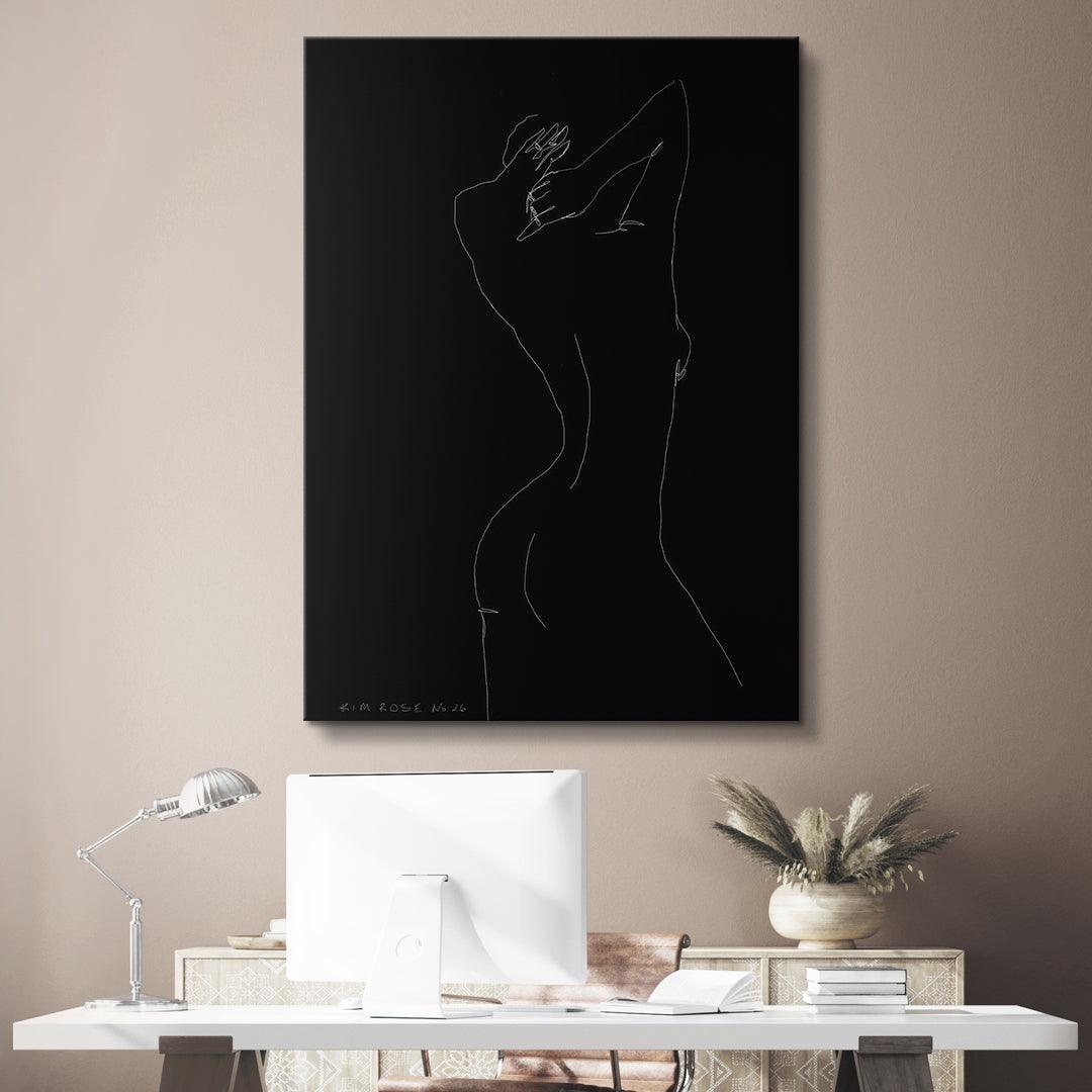 Daisy No 26 - Black - IKONICK - Kim Rose