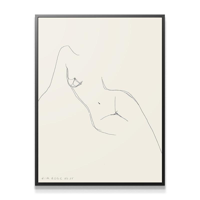 Daisy No 27 - White - IKONICK - Kim Rose