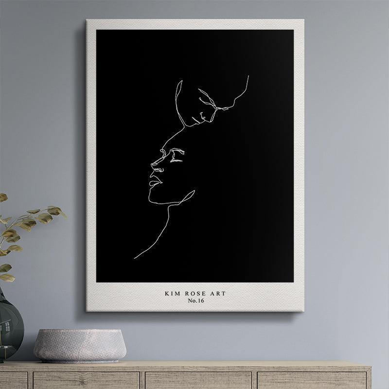 Two Hearts - Black - IKONICK - Kim Rose