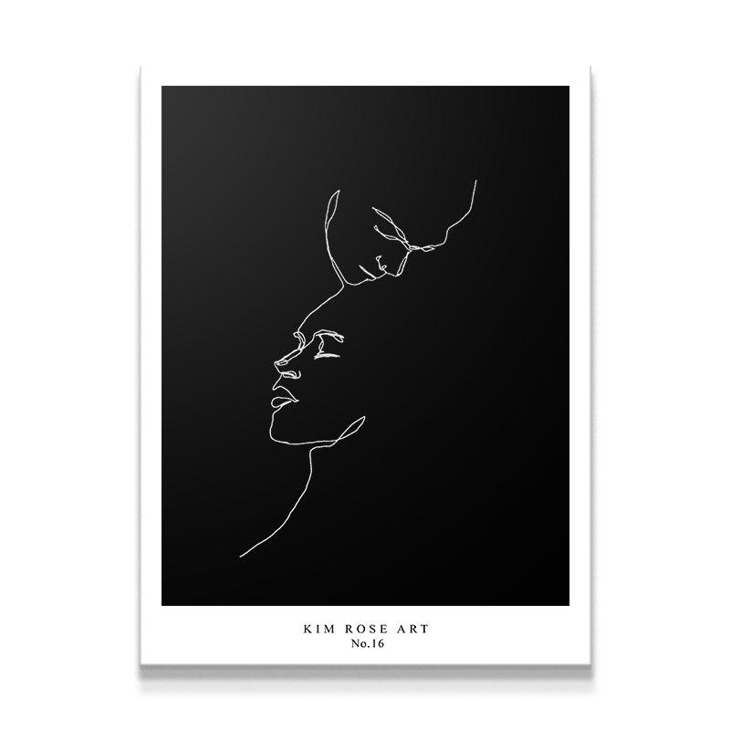 Two Hearts - Black - IKONICK - Kim Rose