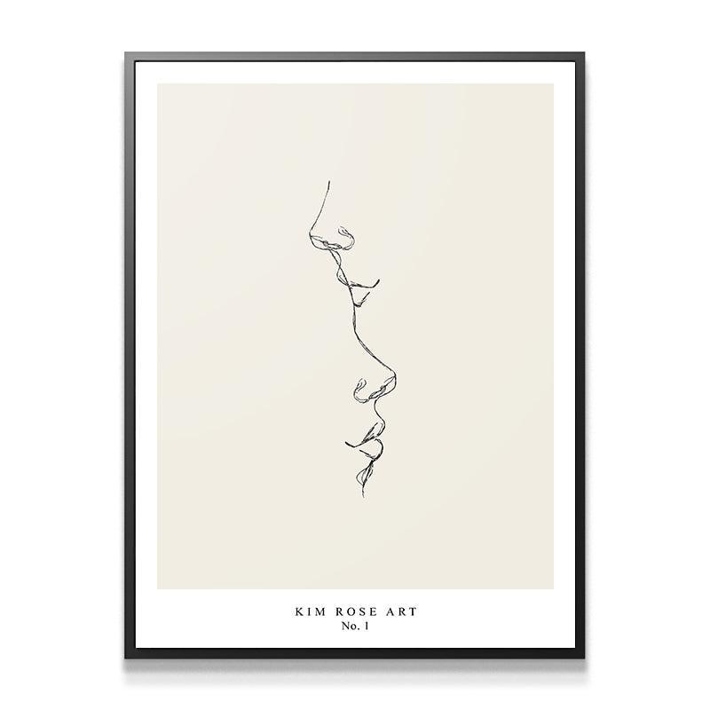 Kiss - White - IKONICK - Kim Rose