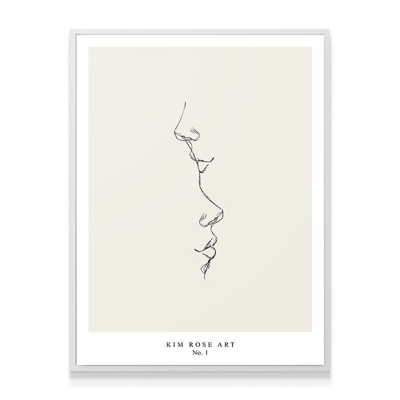 Kiss - White - IKONICK - Kim Rose