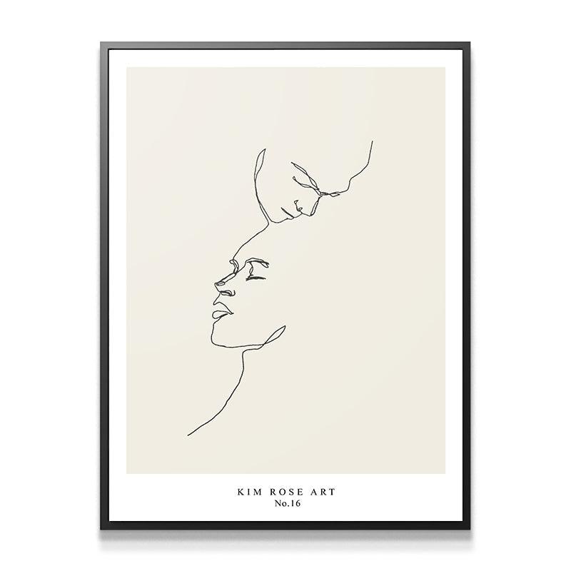 Two Hearts - White - IKONICK - Kim Rose