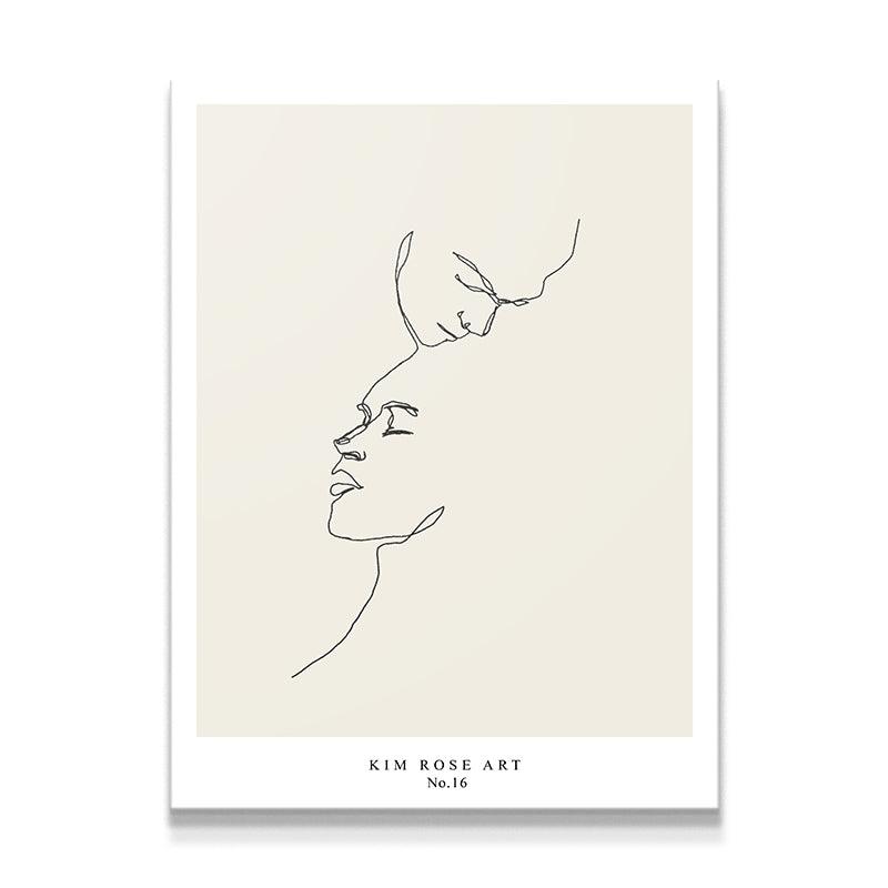 Two Hearts - White - IKONICK - Kim Rose