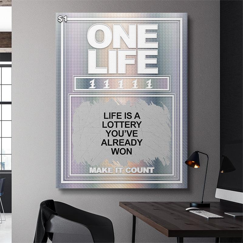 Life Is A Lottery You Already Won - IKONICK - IKONICK Original
