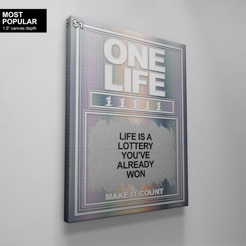 Life Is A Lottery You Already Won - IKONICK - IKONICK Original