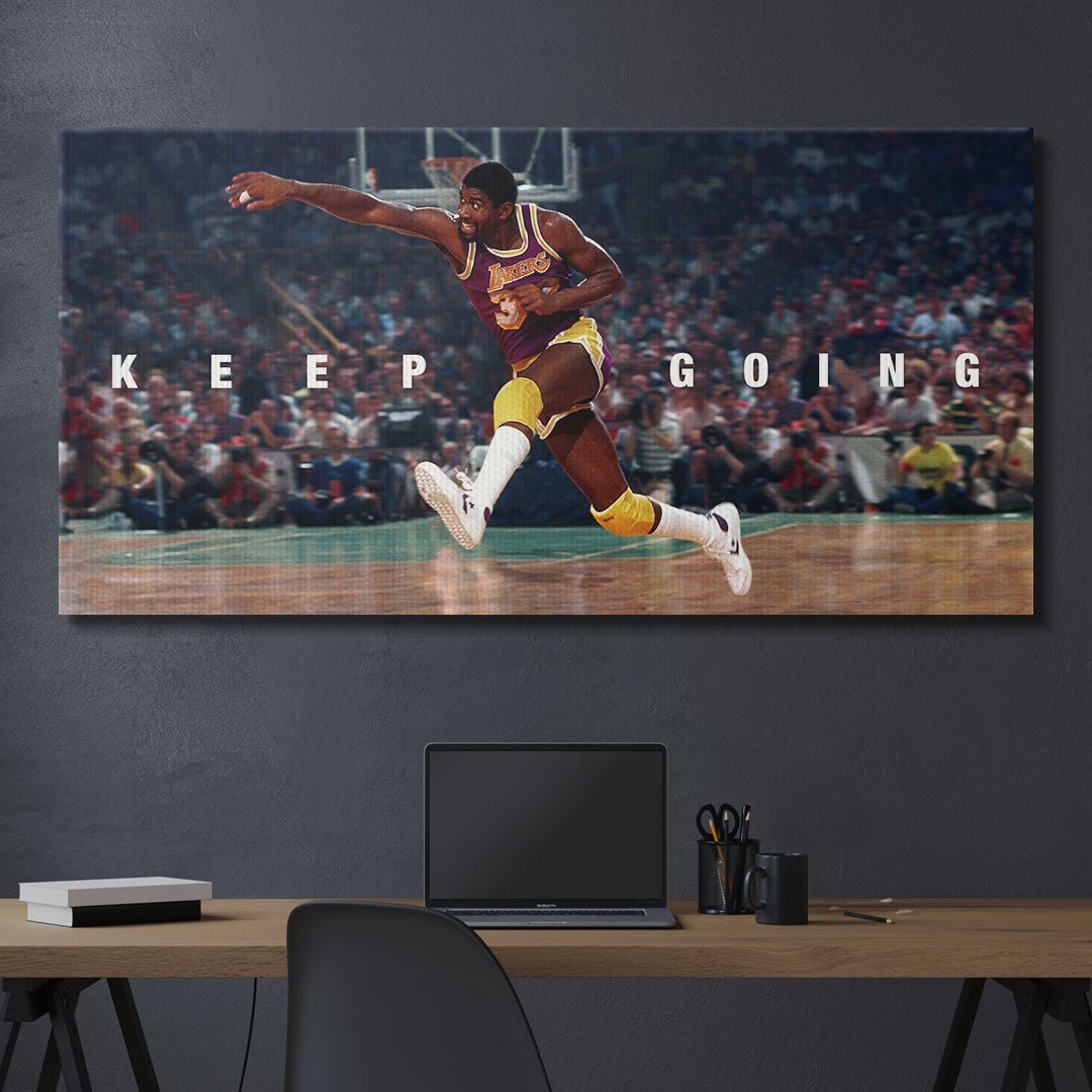 Magic Johnson - Keep Going - IKONICK - NBA Legends