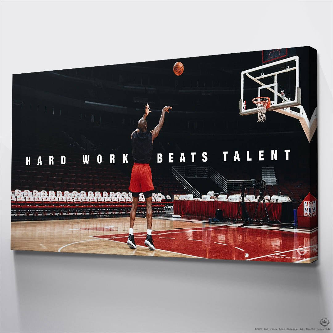 Michael Jordan - Hard Work Beats Talent - IKONICK - Michael Jordan
