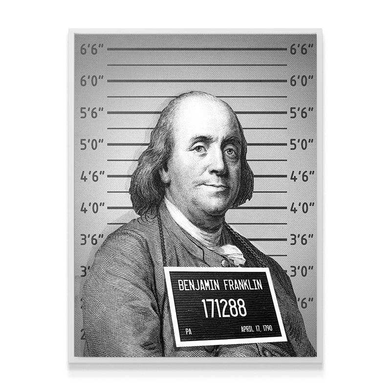 Mug Shot Money ( Benjamin Franklin ) - IKONICK - IKONICK Original