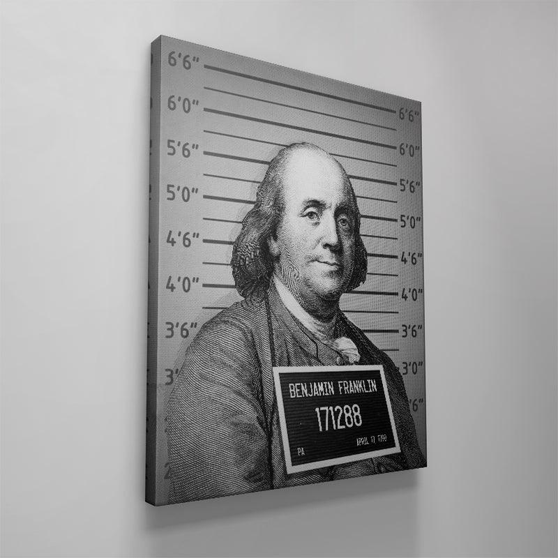 Mug Shot Money ( Benjamin Franklin ) - IKONICK - IKONICK Original