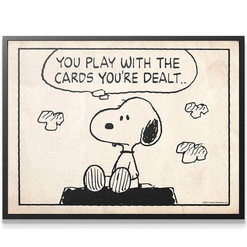 Peanuts - Cards You're Dealt - Sketch - IKONICK - Peanuts