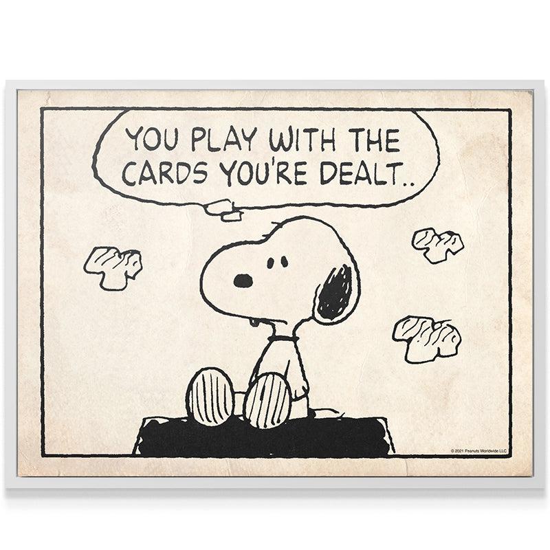 Peanuts - Cards You're Dealt - Sketch - IKONICK - Peanuts