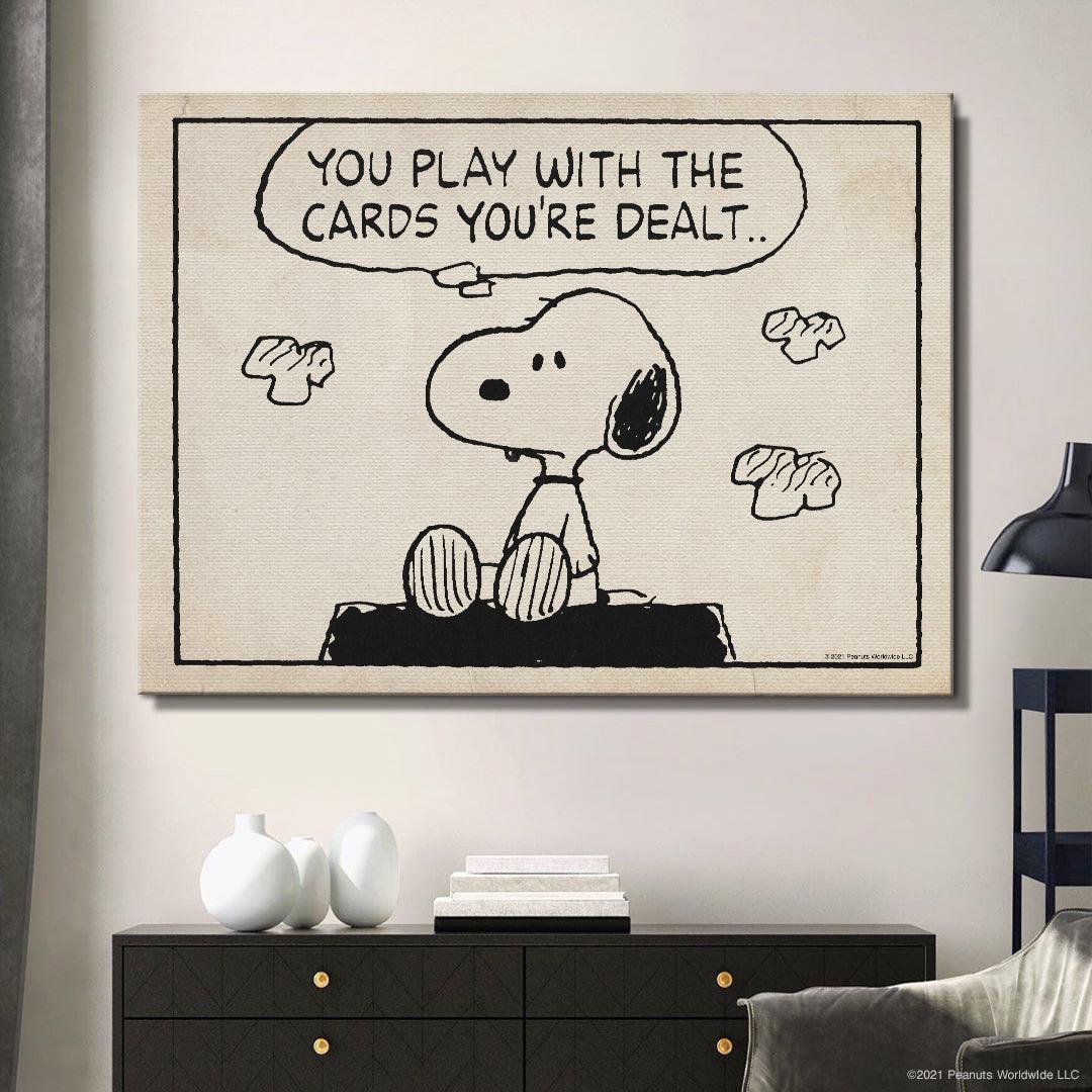Peanuts - Cards You're Dealt - Sketch - IKONICK - Peanuts