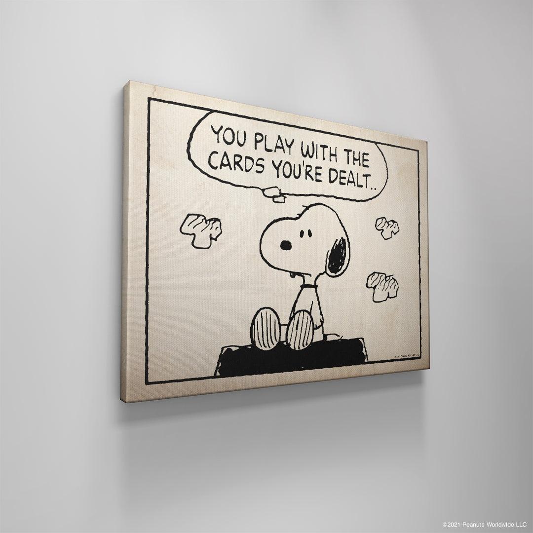 Peanuts - Cards You're Dealt - Sketch - IKONICK - Peanuts