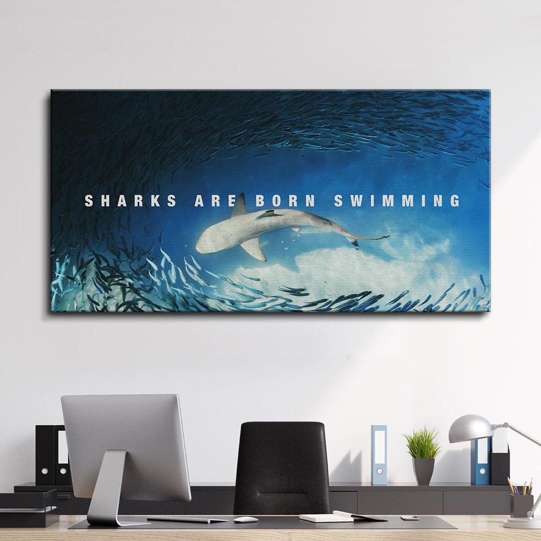 Sharks Are Born Swimming - IKONICK - IKONICK Original