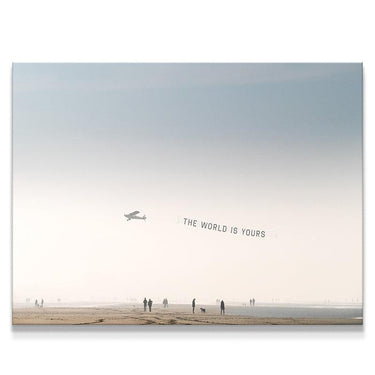 Inspiring Canvas Art & Prints - The World Is Yours