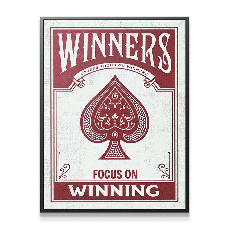 Winners Focus on Winning (Red) - IKONICK - IKONICK Original