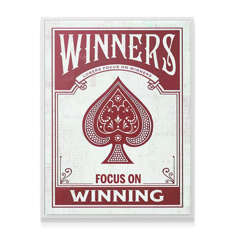Winners Focus on Winning (Red) - IKONICK - IKONICK Original