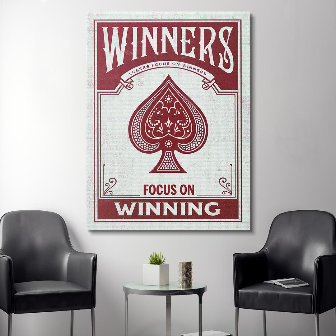 Winners Focus on Winning (Red) - IKONICK - IKONICK Original
