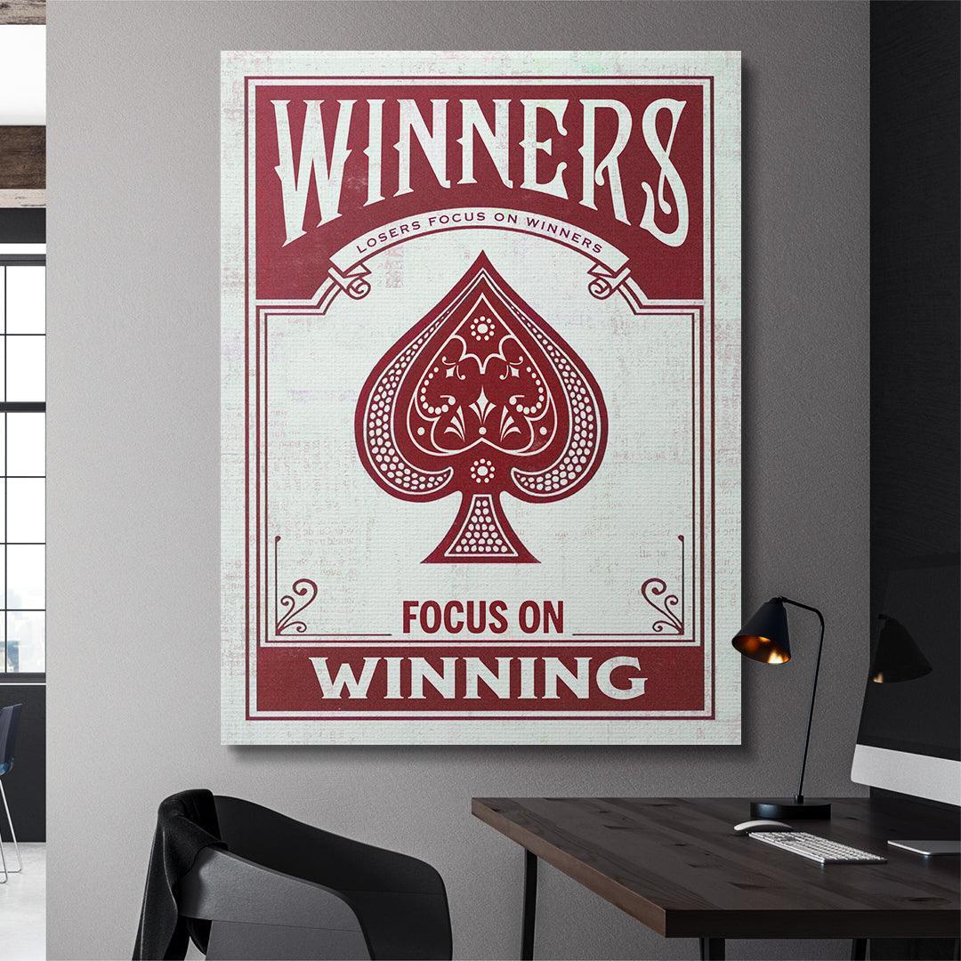 Winners Focus on Winning (Red) - IKONICK - IKONICK Original