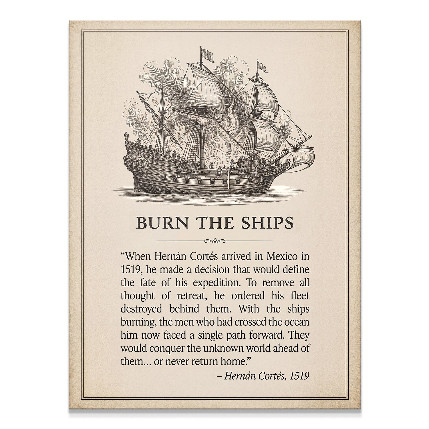 Burn The Ships