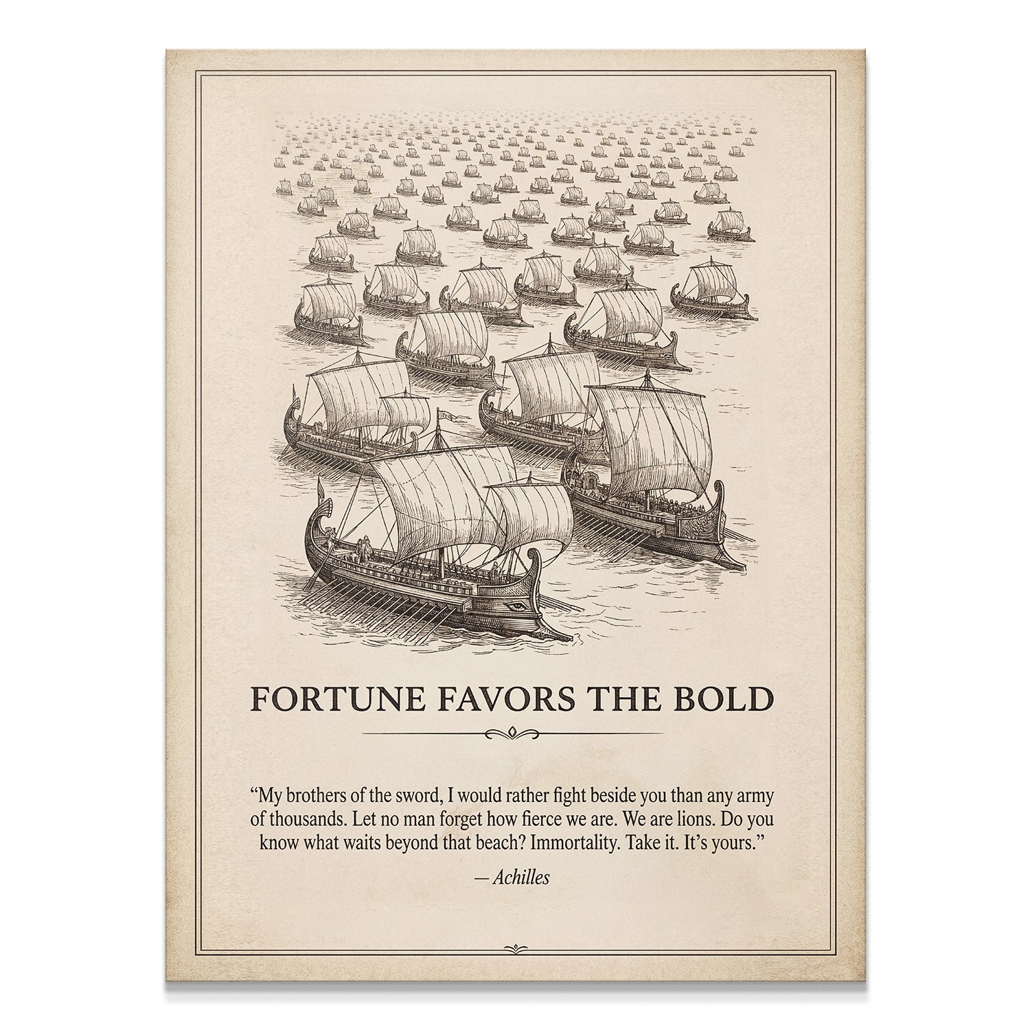 Fortune Favors The Bold