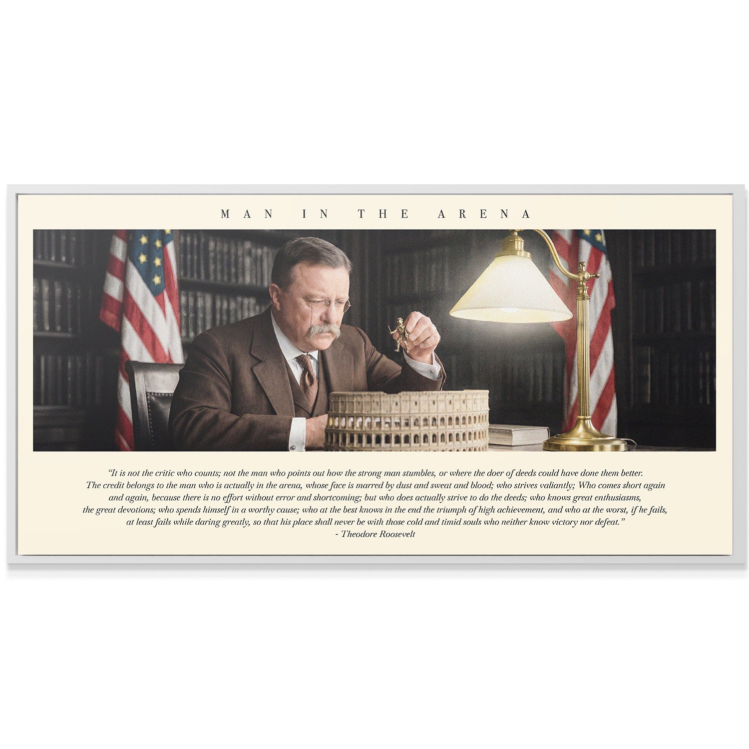 Man In The Arena - Desk