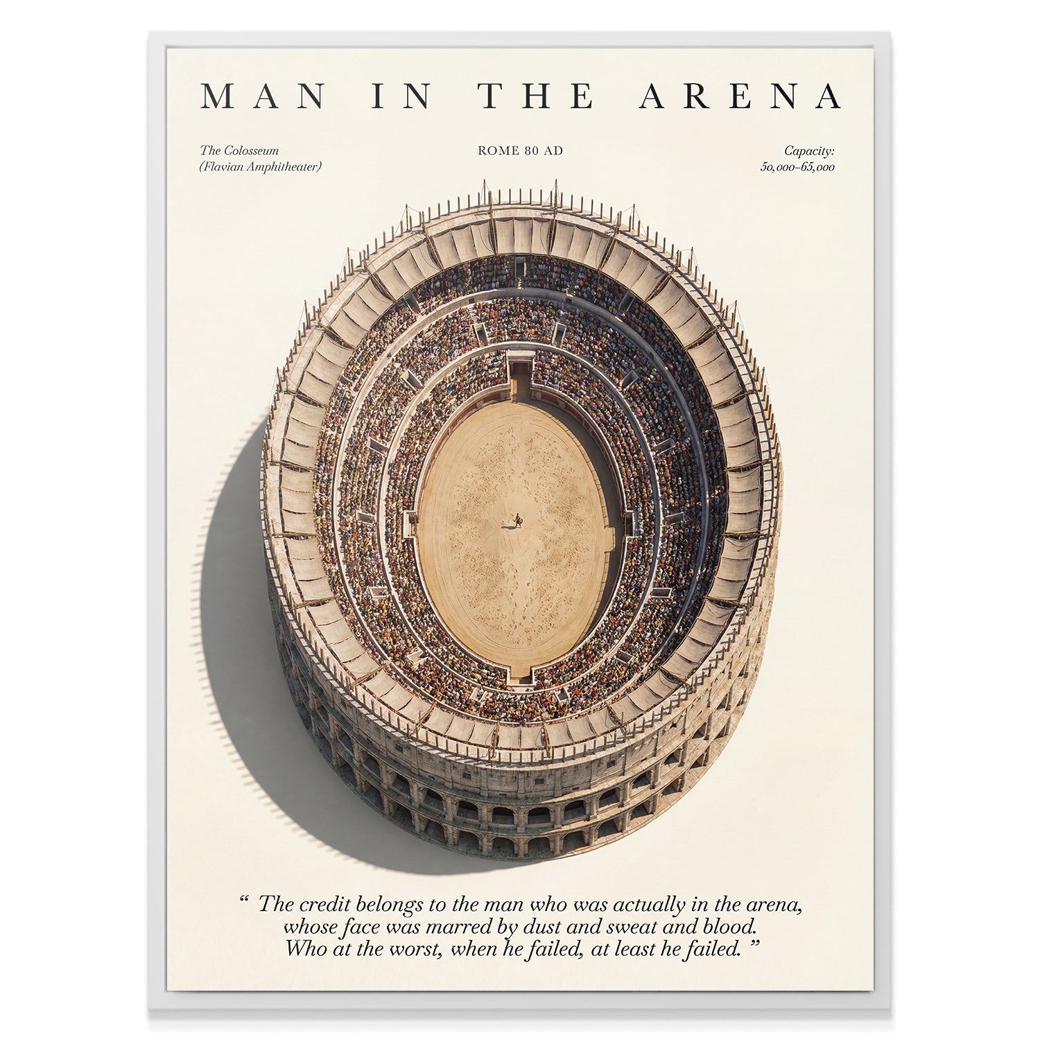 Man In The Arena - Rome