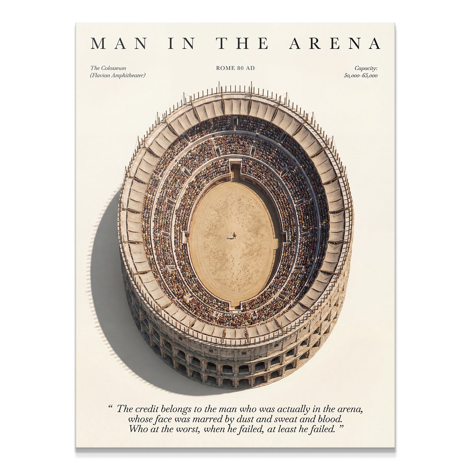 Man In The Arena - Rome