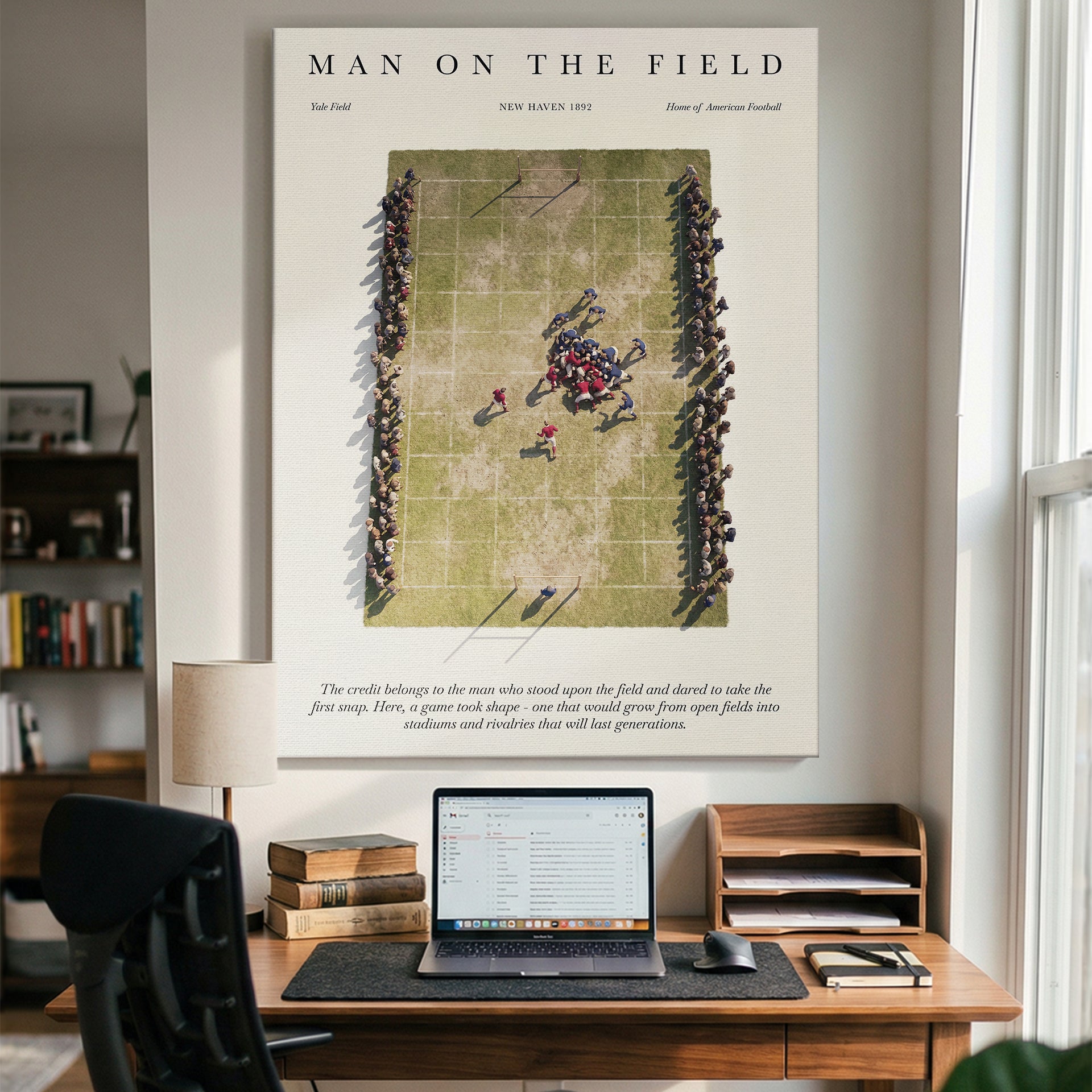 Man On The Football Field