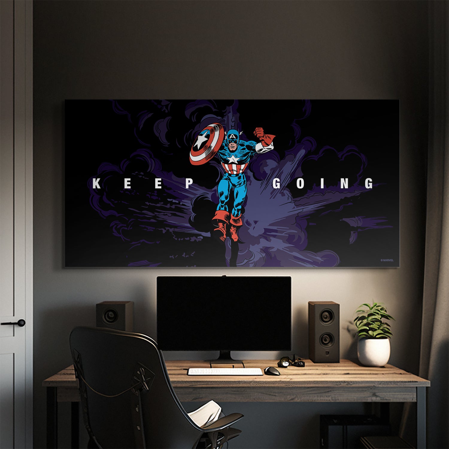 Marvel - Captain America - Keep Going - IKONICK - Marvel