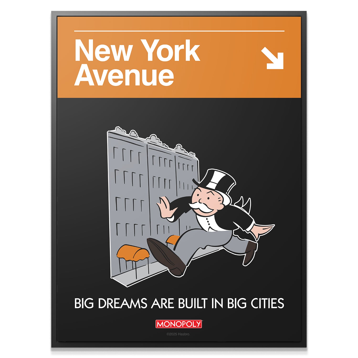 Monopoly - New York Ave Sign - IKONICK - Monopoly