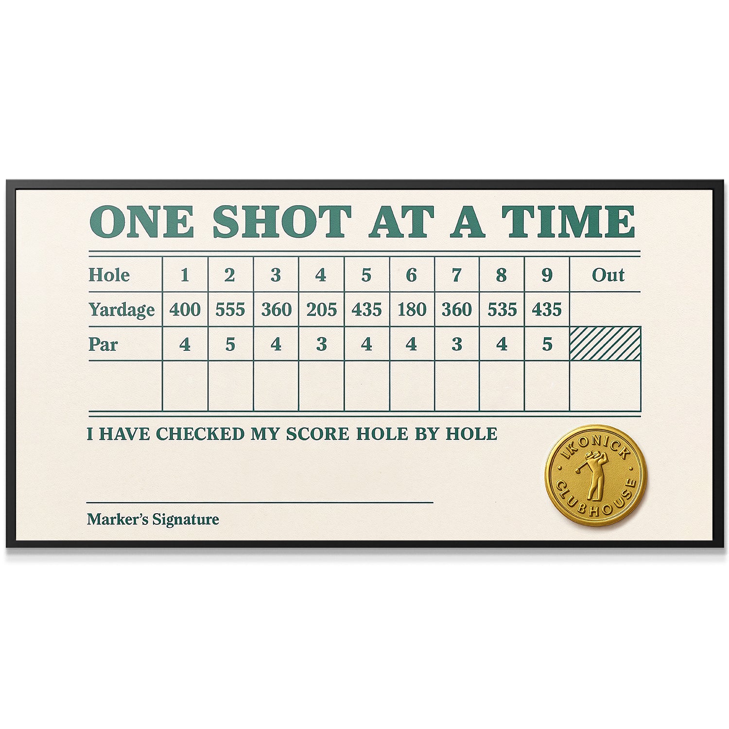 One Shot At A Time - IKONICK - IKONICK Original