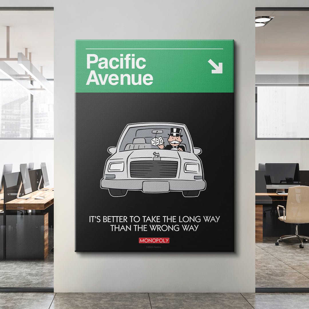 Monopoly - Pacific Ave Sign - IKONICK - Monopoly