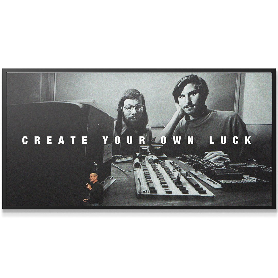 Create Your Own Luck - IKONICK - Steve Jobs