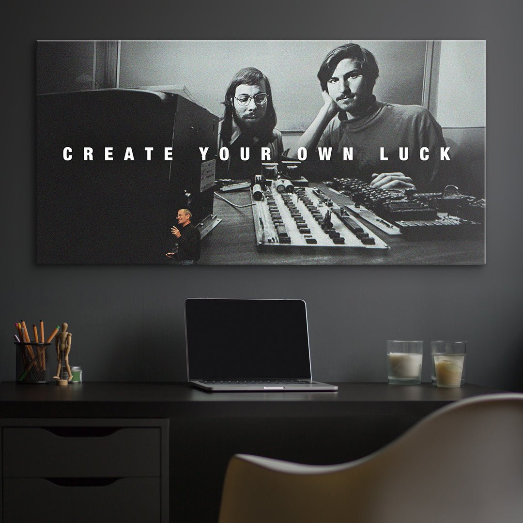 Create Your Own Luck - IKONICK - Steve Jobs