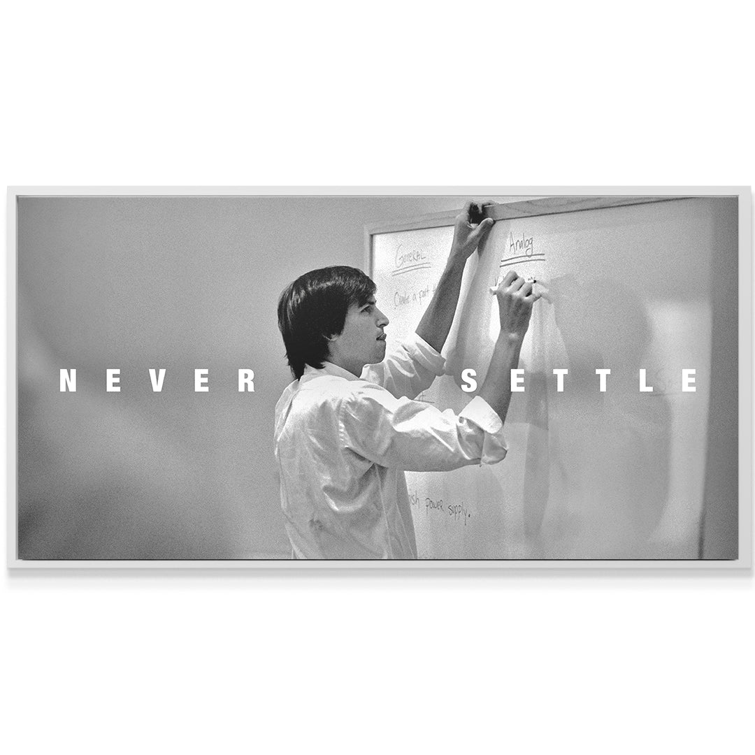 Never Settle (Jobs) - IKONICK - Steve Jobs