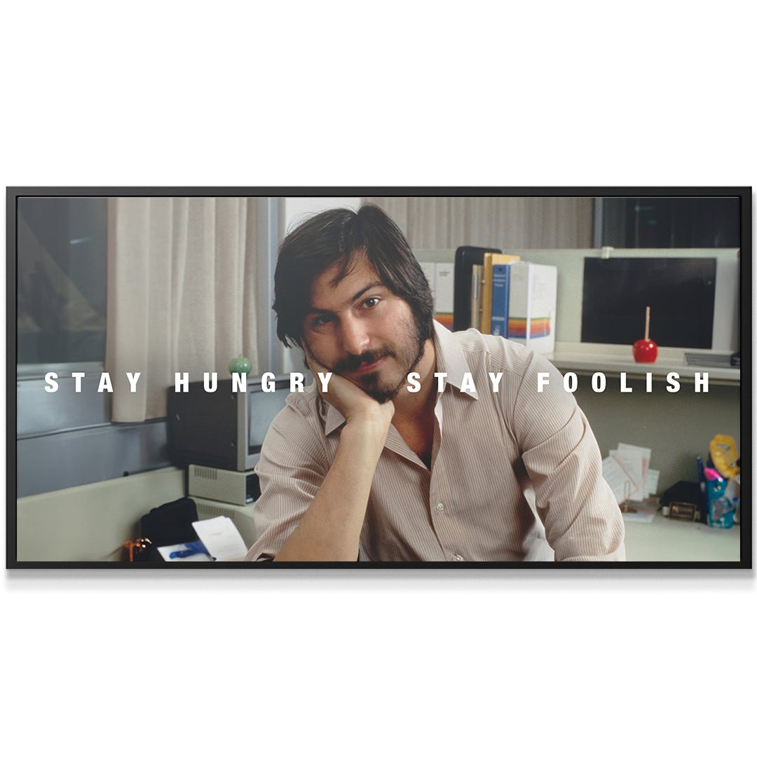 Stay Hungry Stay Foolish - IKONICK - Steve Jobs