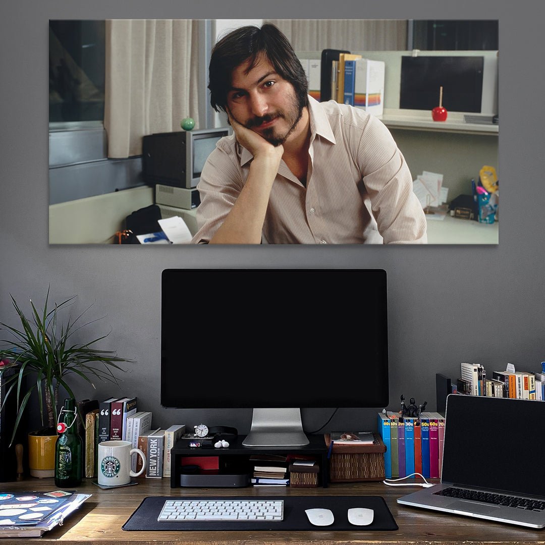 Stay Hungry Stay Foolish (No Quote) - IKONICK - Steve Jobs