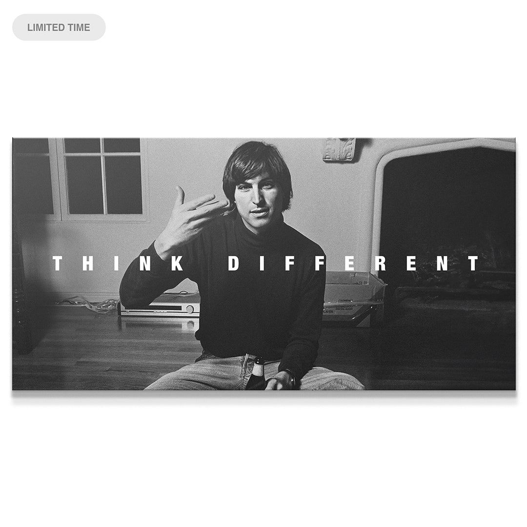 Think Different (No Quote) - IKONICK - Steve Jobs