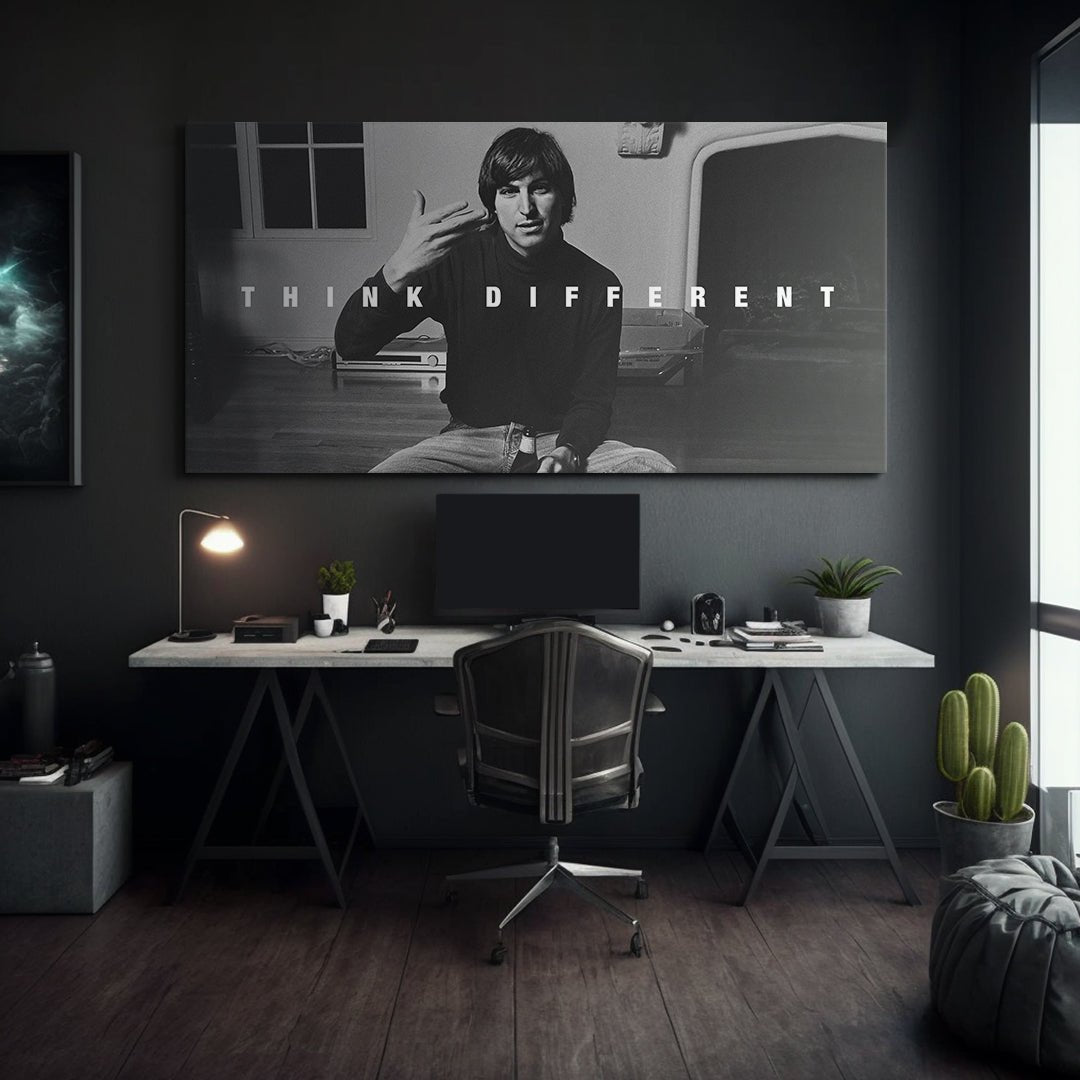 Think Different (No Quote) - IKONICK - Steve Jobs