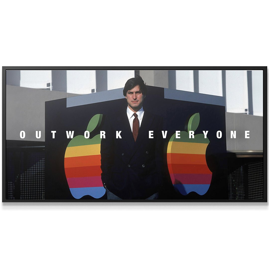 Outwork Everyone (Jobs) - IKONICK - Steve Jobs