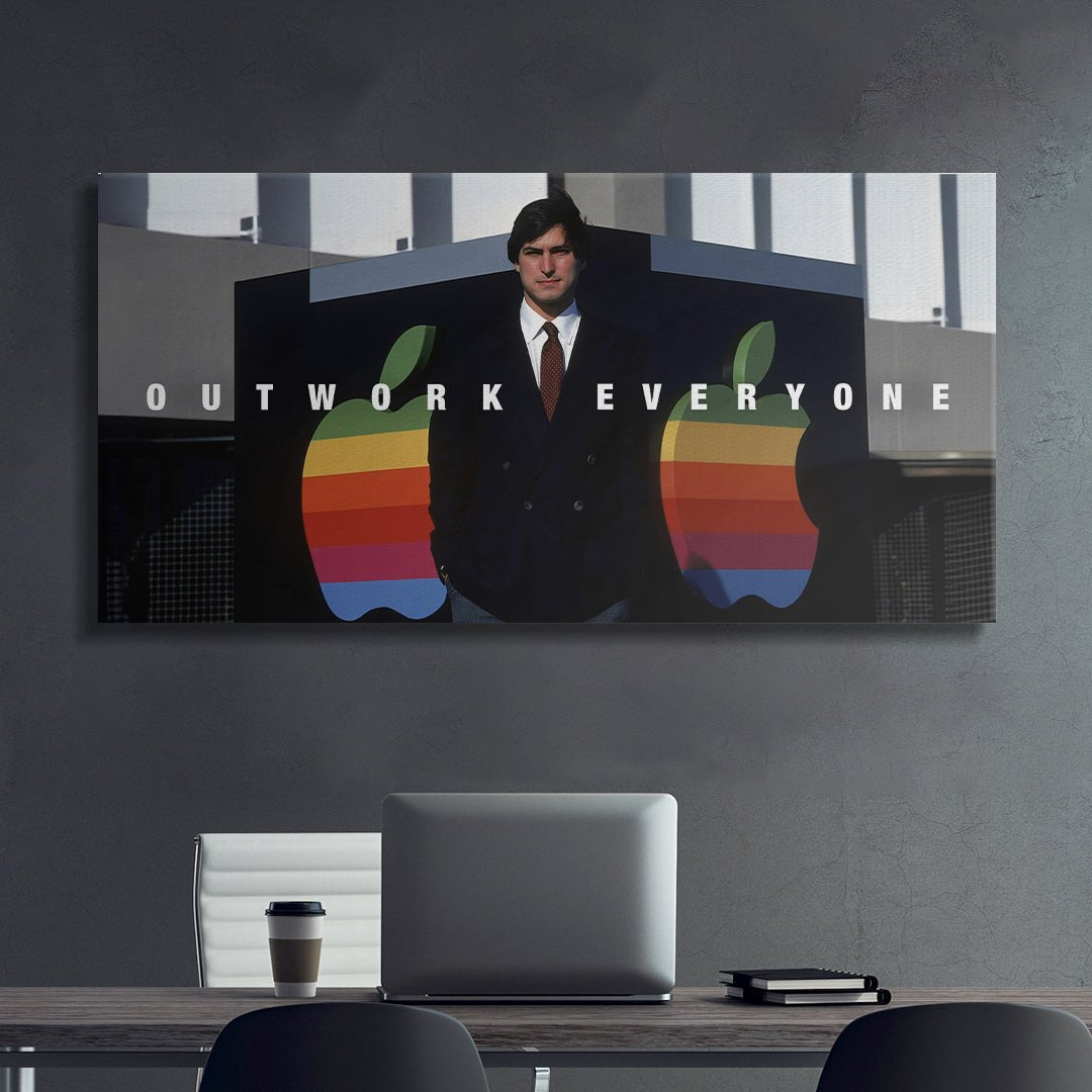 Outwork Everyone (Jobs) - IKONICK - Steve Jobs