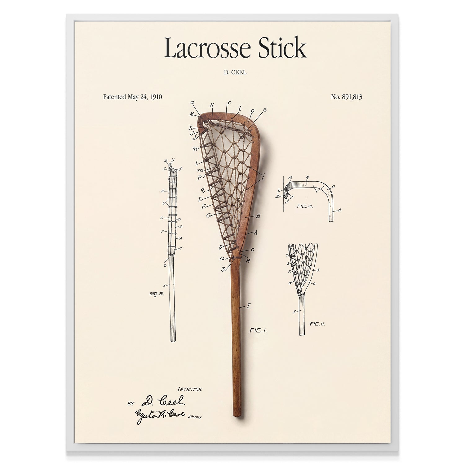 Lacrosse Stick Patent