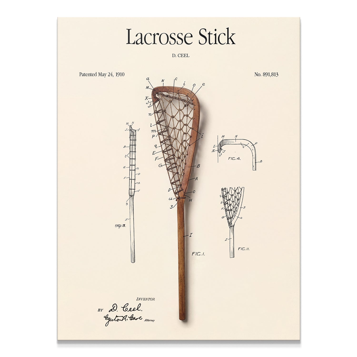 Lacrosse Stick Patent
