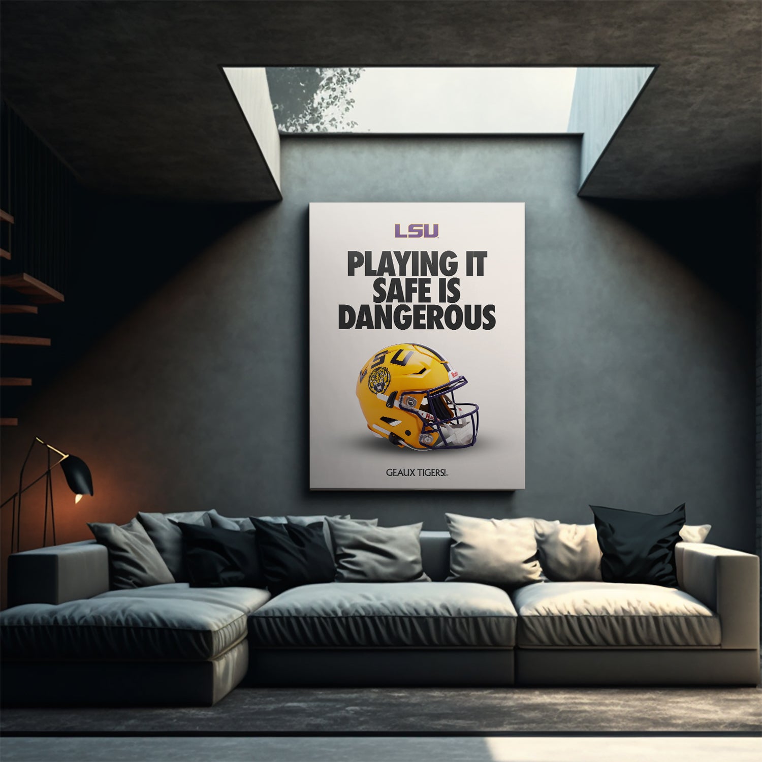 LSU - Playing It Safe - IKONICK - College Football