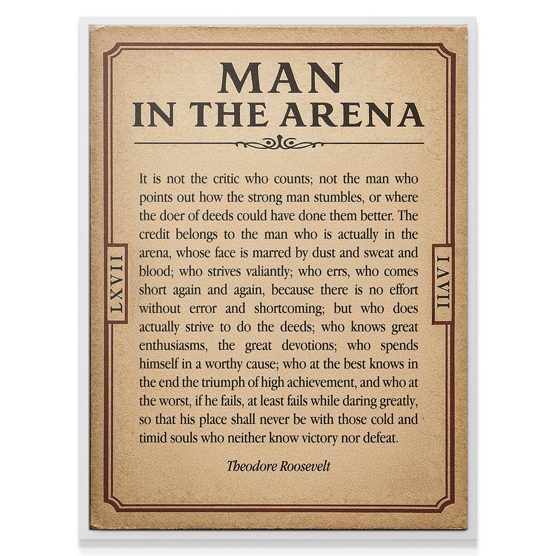 Man In the Arena - Ticket - IKONICK - IKONICK Original