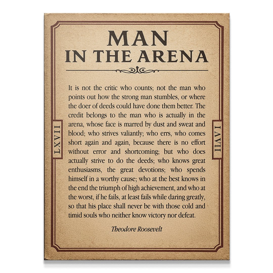 Man In the Arena - Ticket - IKONICK - IKONICK Original