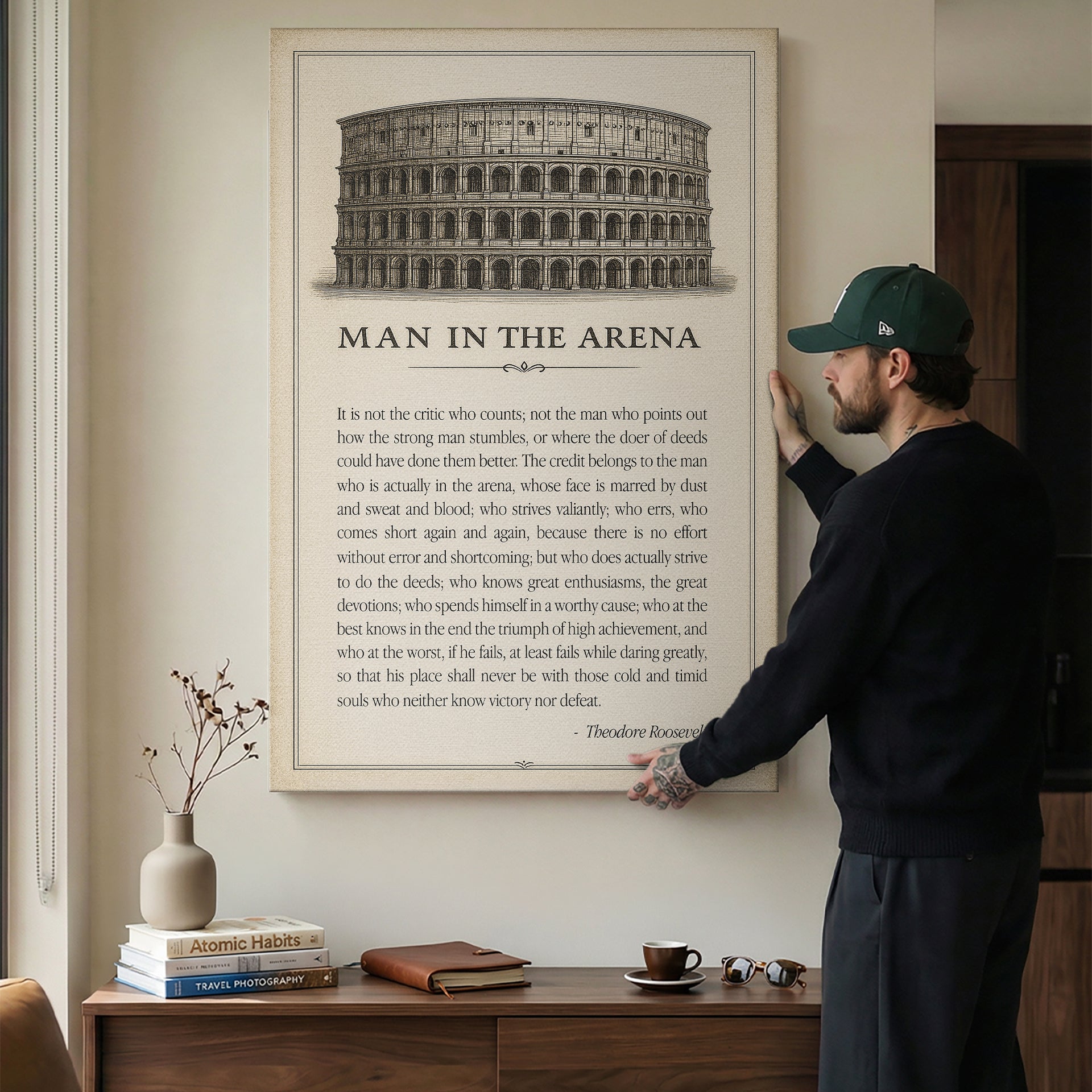 Man In the Arena - Type