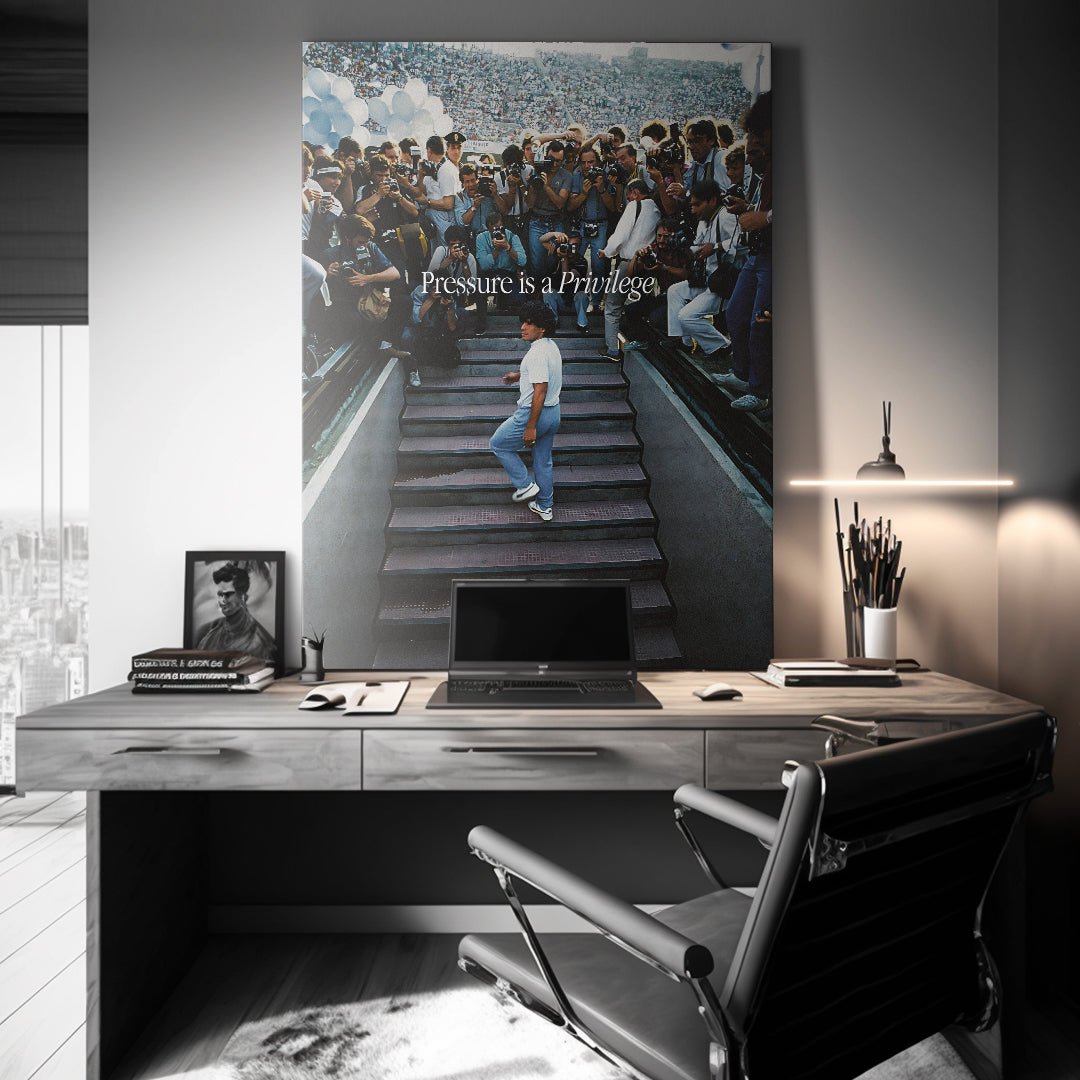 Maradona - Pressure Is A Privilege - IKONICK - Diego Maradona